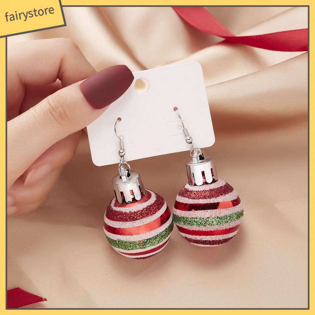 Bông Tai Hình Ngôi Sao Năm Cánh / Bông Tuyết / Bóng Đèn Tròn Thời Trang Cho Nữ