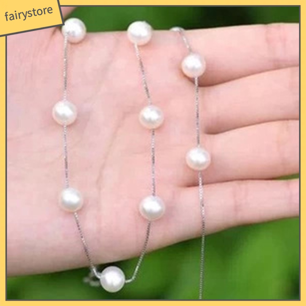 Vòng Cổ Choker Phối Hạt Ngọc Trai Giả Thời Trang Xinh Xắn Cho Nữ