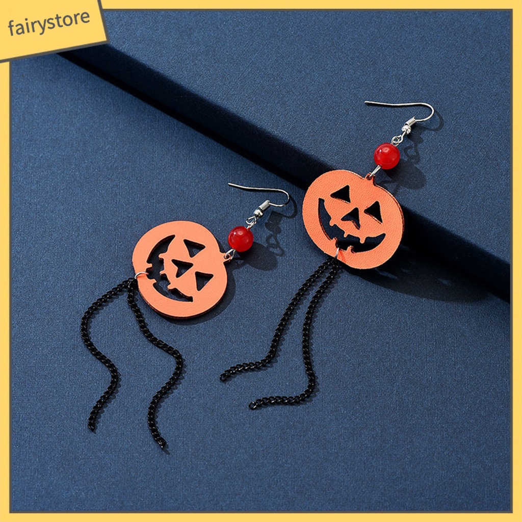 1 Đôi Bông Tai Hình Mạng Nhện Trang Trí Halloween Thời Trang