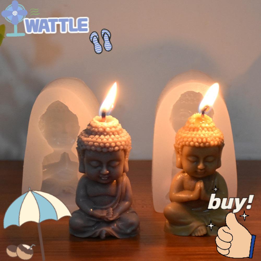 Khuôn Làm Nến Xà Phòng Bằng Silicone Hình Phật