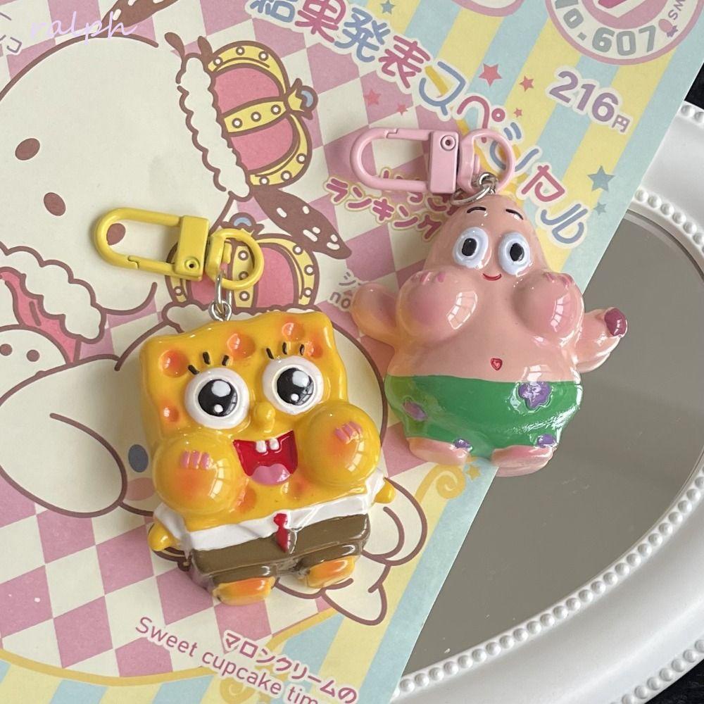 Móc Khóa Hình SpongeBob Patrick Bằng Hợp Kim Độc Đáo Dễ Thương