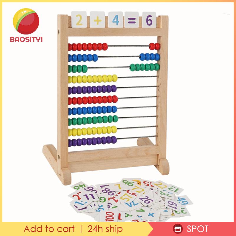 Bàn Tính Gỗ Đồ Chơi Giáo Dục Cho Trẻ Mẫu Giáo Baosity1