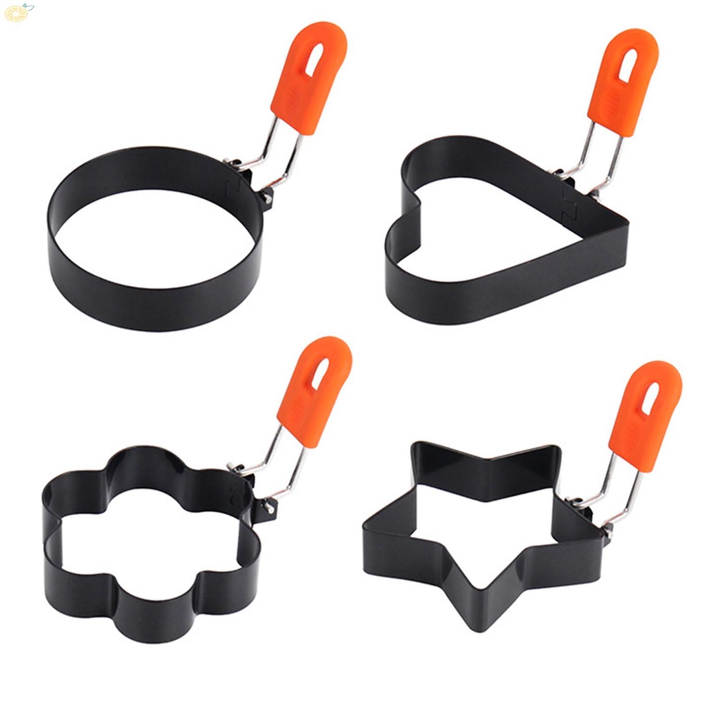 【VARSTR】Make Perfect Breakfast Without the Mess with These Stainless Steel Egg Rings Set of 4
