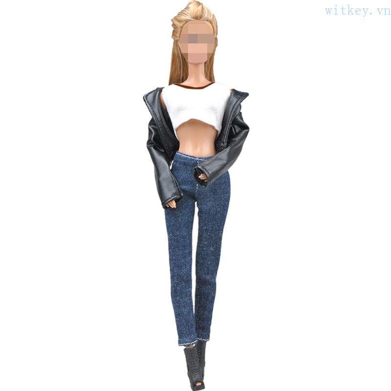 Bộ Đồ Thời Trang Cho Búp Bê Chất Liệu Da Dễ Thương