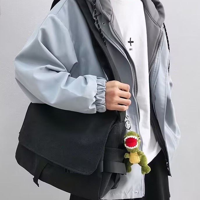 Túi Đeo Chéo Đựng Điện Thoại Thiết Kế Đơn Giản Thời Trang Đường Phố Cho Nam