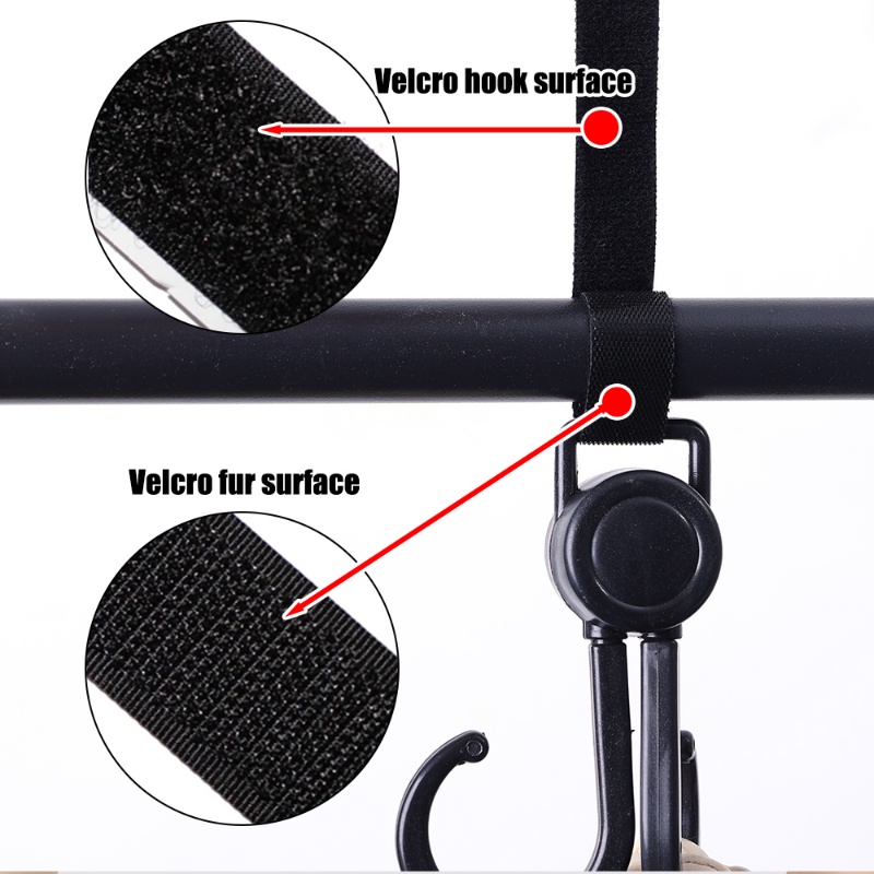 1 Móc Treo Đồ Xoay 360 Độ Gắn Xe Đẩy Em Bé