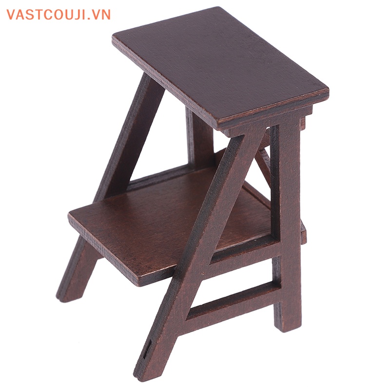 1 Mô Hình Kệ Gỗ Tỉ Lệ 1 / 12 Trang Trí Nhà Búp Bê