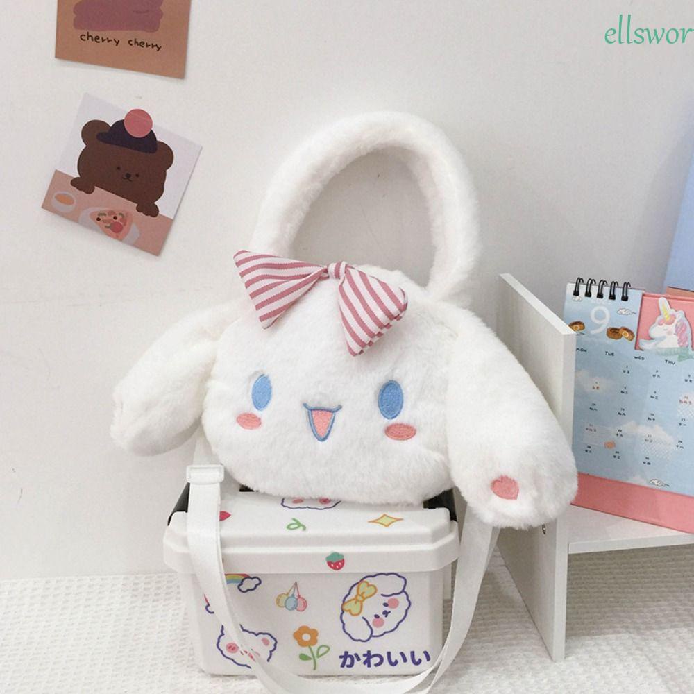 Túi Đeo Chéo Vai Hình Cinnamoroll Nhồi Bông Dễ Thương