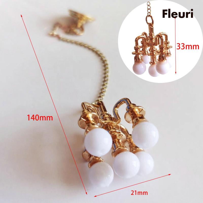 Mô Hình Đèn Trần Tỉ Lệ 1: 6 1: 12 Dùng Trang Trí Nhà Búp Bê