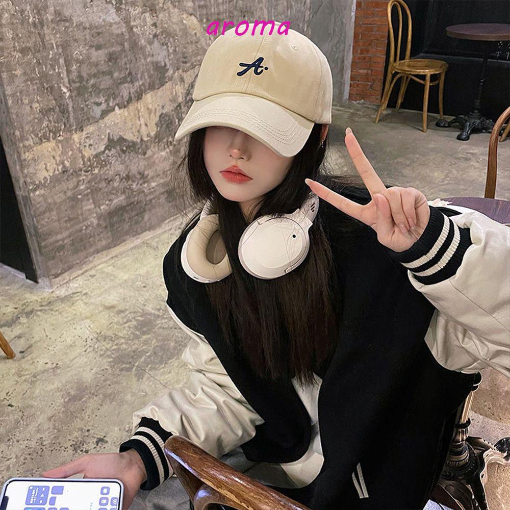 Mũ Lưỡi Trai Thêu Chữ Phong Cách Hàn Quốc Cá Tính Cho Nữ