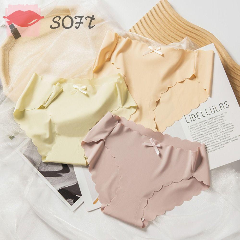 Quần Lót Lụa Lạnh Lưng Vừa Thoáng Khí Cho Nữ