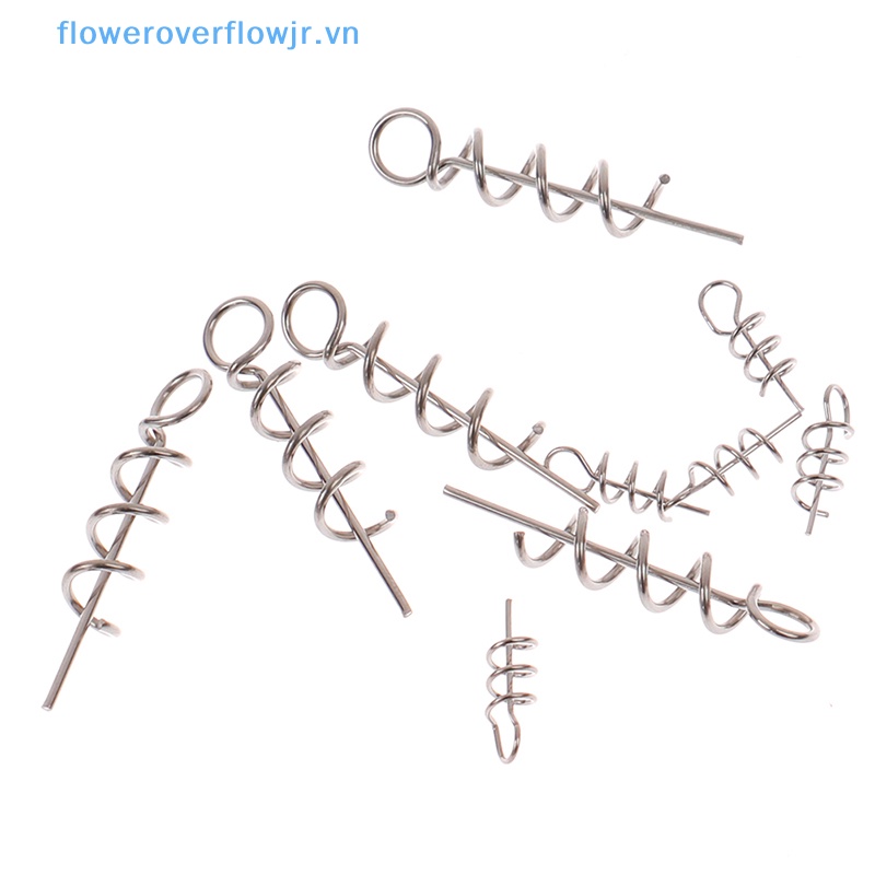 100 Móc Lò Xo Nối Mồi Câu Cá Mềm Mại Tiện Dụng