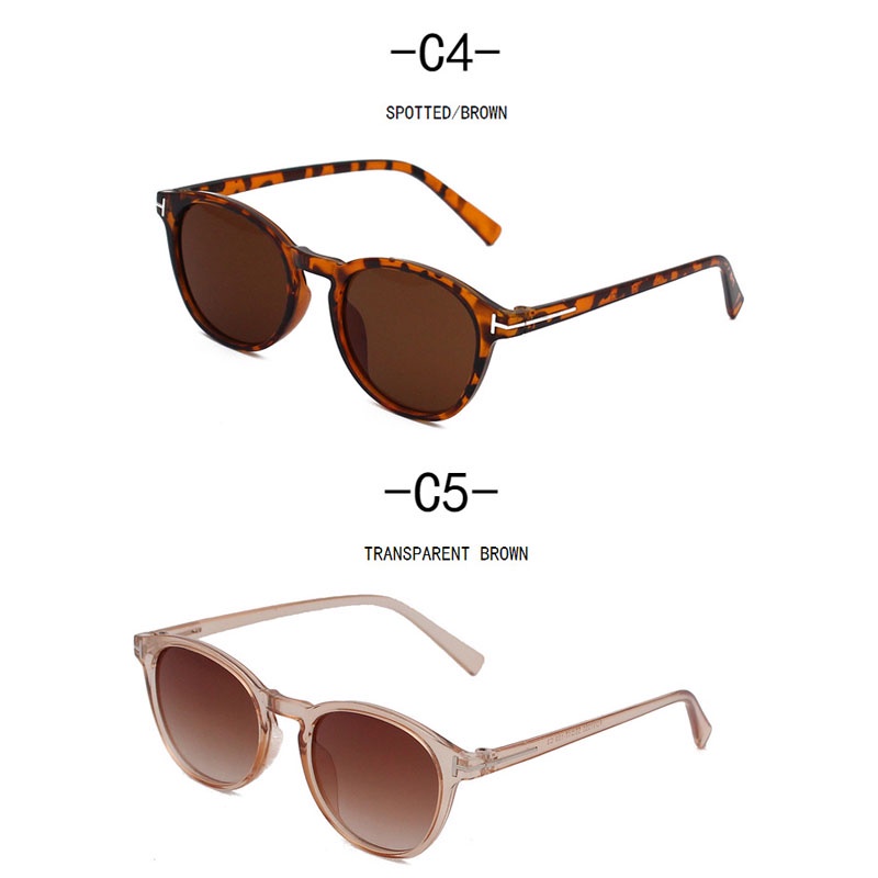 Kính Mát Tròng Chữ T Chống Tia UV400 Nhiều Màu Sắc Thời Trang Cho Nam Và Nữ