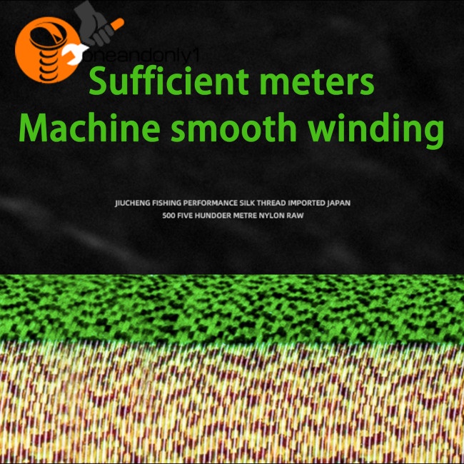 1 Cuộn Dây Câu Cá 3d Vô Hình 500M Bằng Sợi Nylon Vô Hình Thay Đổi Màu Sắc Chất Lượng Cao