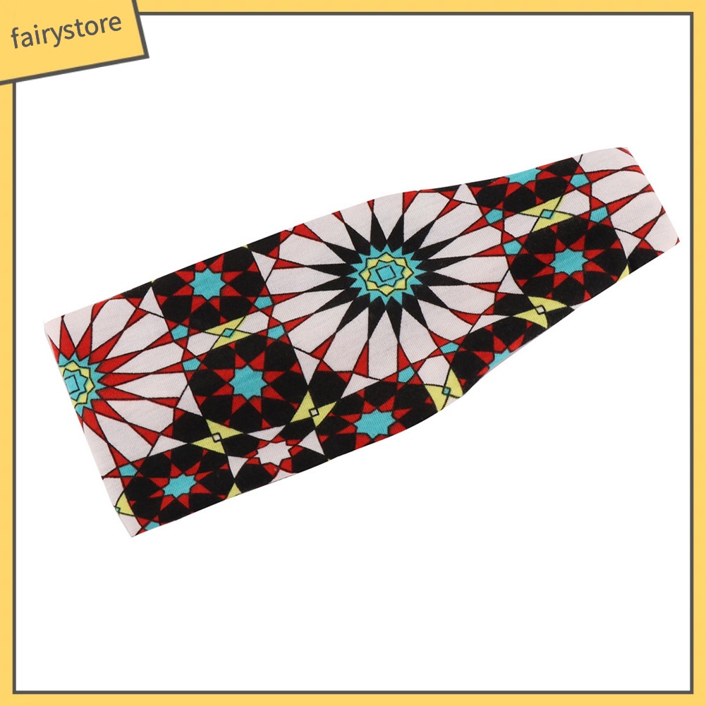 Băng Đô Thể Thao Chất Liệu Cotton Co Giãn Họa Tiết Hoa Hướng Dương