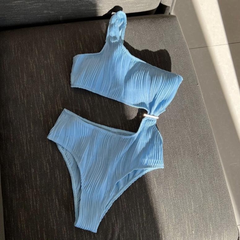Bộ Đồ Bơi Một Mảnh Trễ Vai Eo Cao Phong Cách Âu Mỹ Cho Nữ