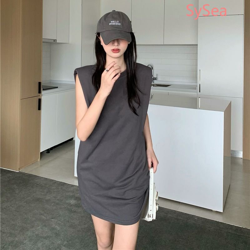 Đầm Dáng Rộng Plus Size Phong Cách Hàn Quốc Thời Trang Mùa Hè Cho Nữ