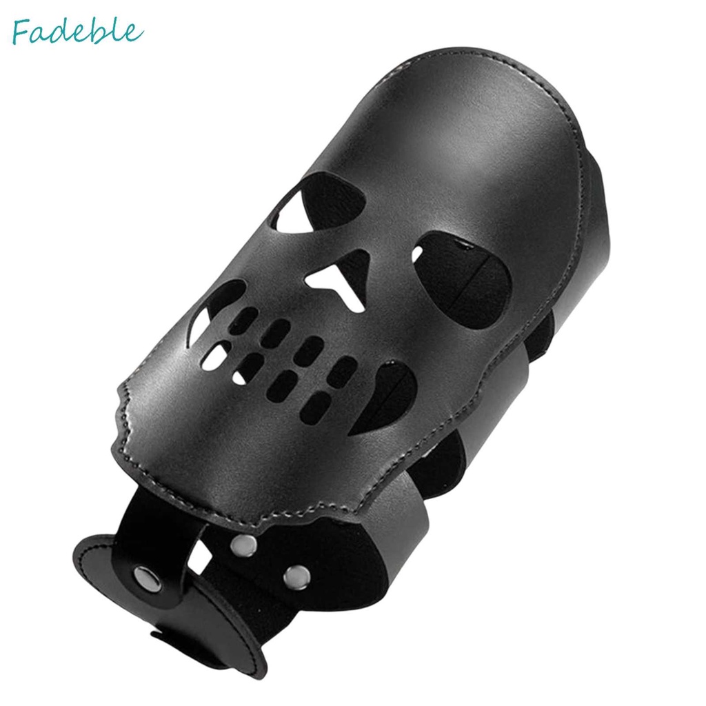 Giá Đỡ Bình Nước Bằng Da PU Hình Đầu Lâu Độc Đáo Trang Trí Xe Đạp