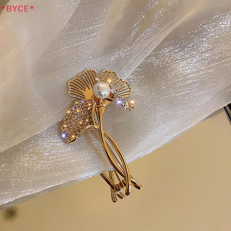 Ghim Cài Áo Hình Hoa Tulip Đính Ngọc Trai Nhân Tạo Thanh Lịch Cho Nữ Mới