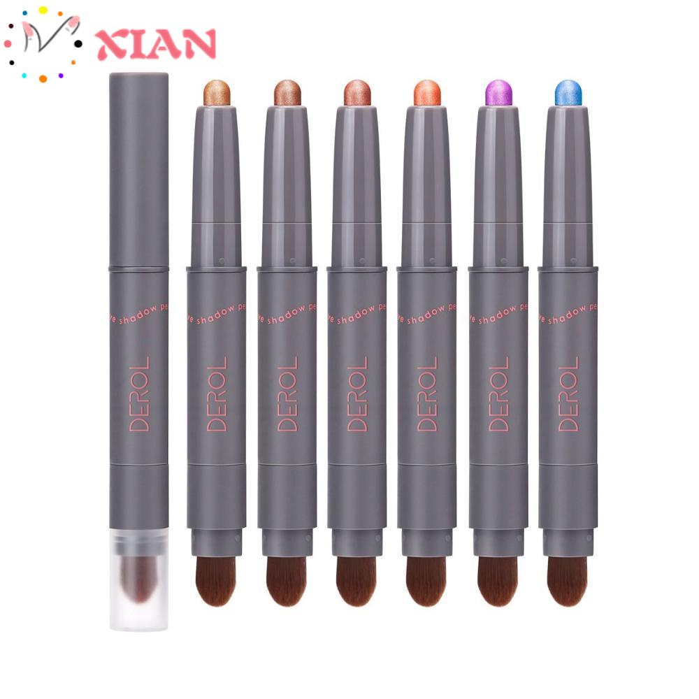 Phấn Mắt Dạng Thỏi Màu Nhũ Ánh Kim Có Cọ Trang Điểm Tiện Dụng