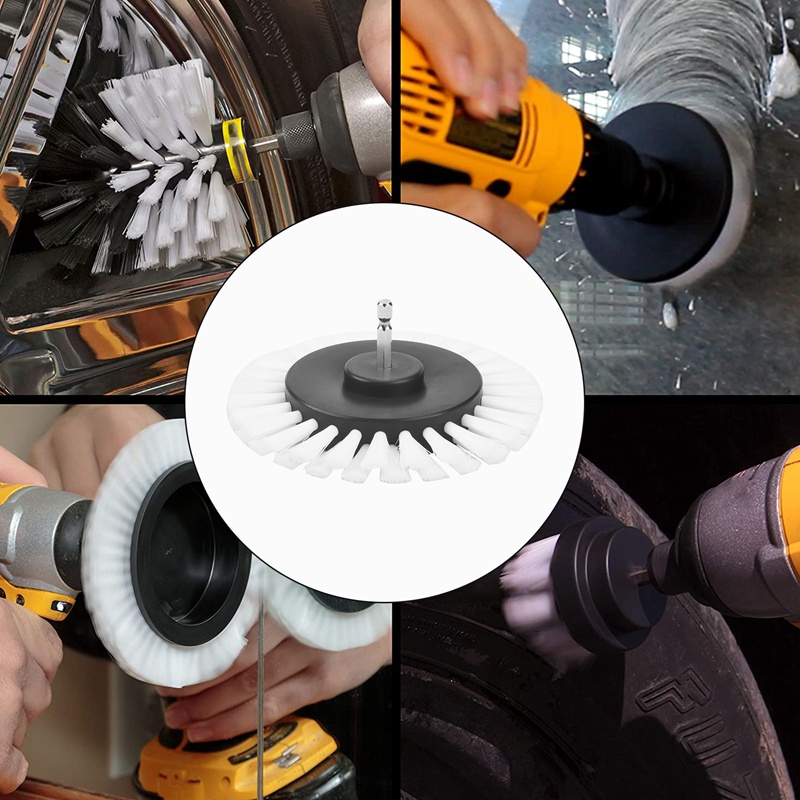 Set 6 Chổi Vệ Sinh Gắn Máy Khoan Điện Xoay Được Tiện Dụng