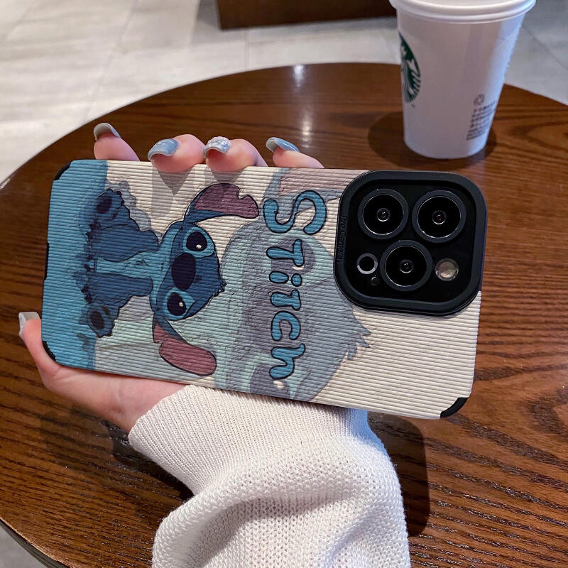 Ốp Điện Thoại Silicon Họa Tiết Hoạt Hình Stitch Cho IPhone 12 Pro Max X XR XS Max SE IPhone 7 Plus 8 Plus IPhone 13 Pro Max IPhone 14 Pro Max