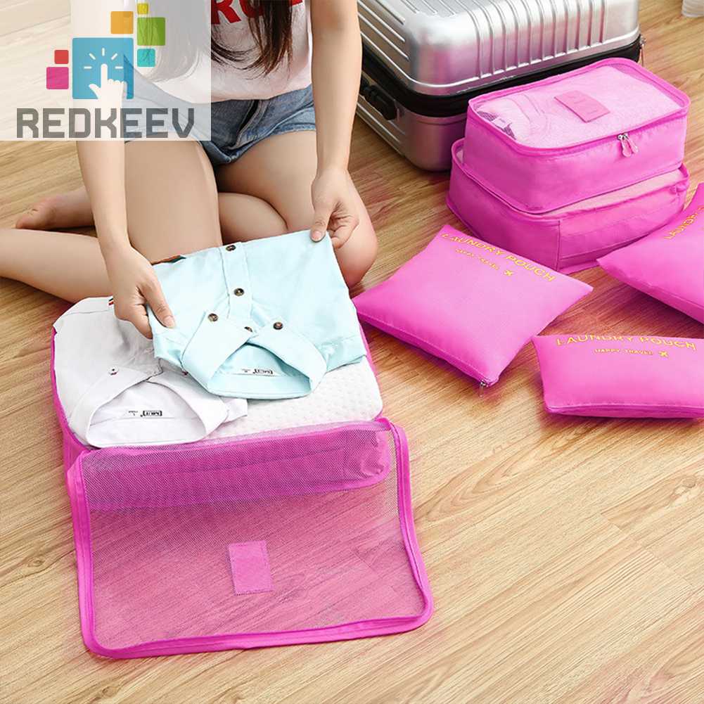 Set 6 Túi Đựng Đồ Du Lịch Tiện Lợi