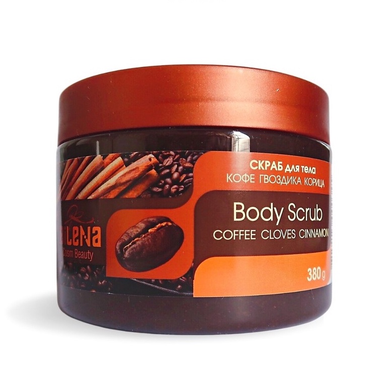 Tẩy tế bào chết body Quế Hồi Exclusive Cosmetics Gel Scrub Coffee Cinnamon Cloves 380g