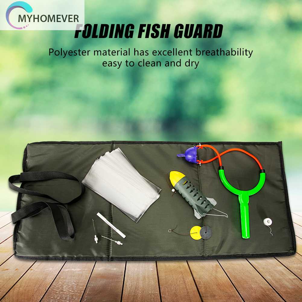 Thảm Câu Cá Đa Năng Gọn Nhẹ Kèm Lồng Mồi Tiện Dụng Mang Theo Cắm Trại