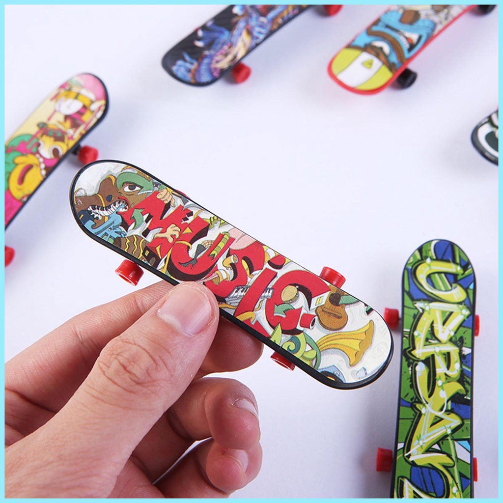 Ván Trượt Ngón Tay Mini Họa Tiết Hoạt Hình Dễ Thương Cho Bé Gái