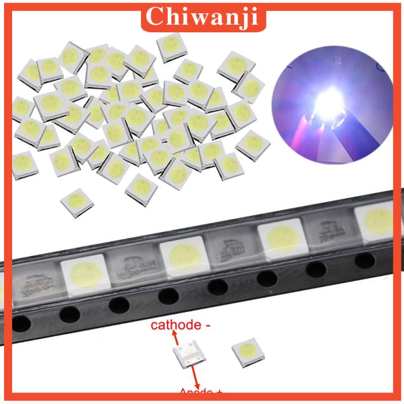 [Chiwanji] 50 Đèn LED COB Sáng Trắng 3535 1W 3V