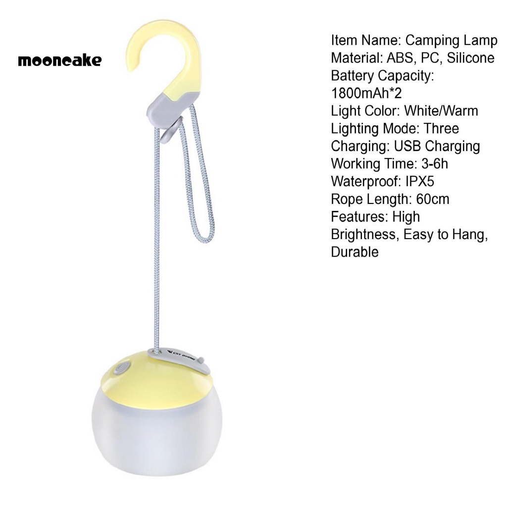 Đèn LED Cắm Trại Ngoài Trời Nhiều Chế Độ Chiếu Sáng