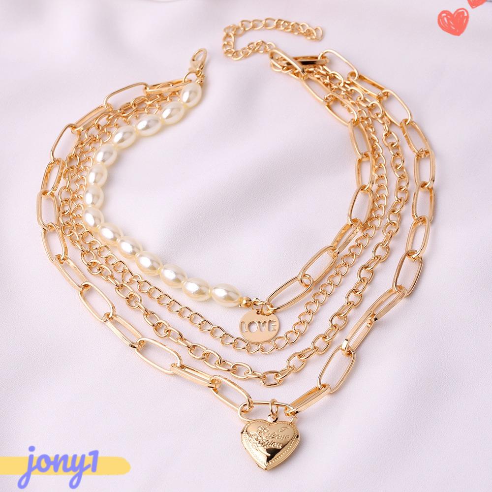 Vòng Cổ Choker Nhiều Lớp Phong Cách Retro Thời Trang