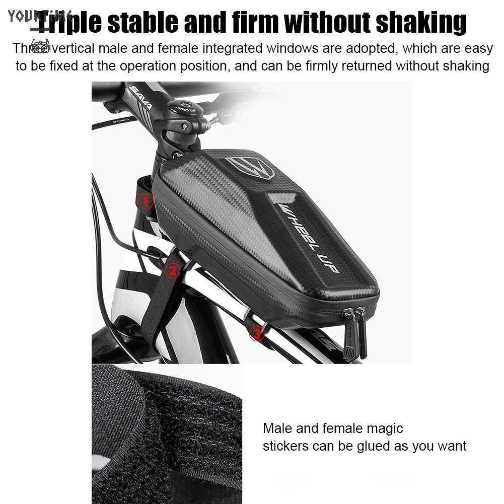 Túi Cứng Đựng Đồ Đa Năng Gắn Khung Xe Đạp Tiện Lợi