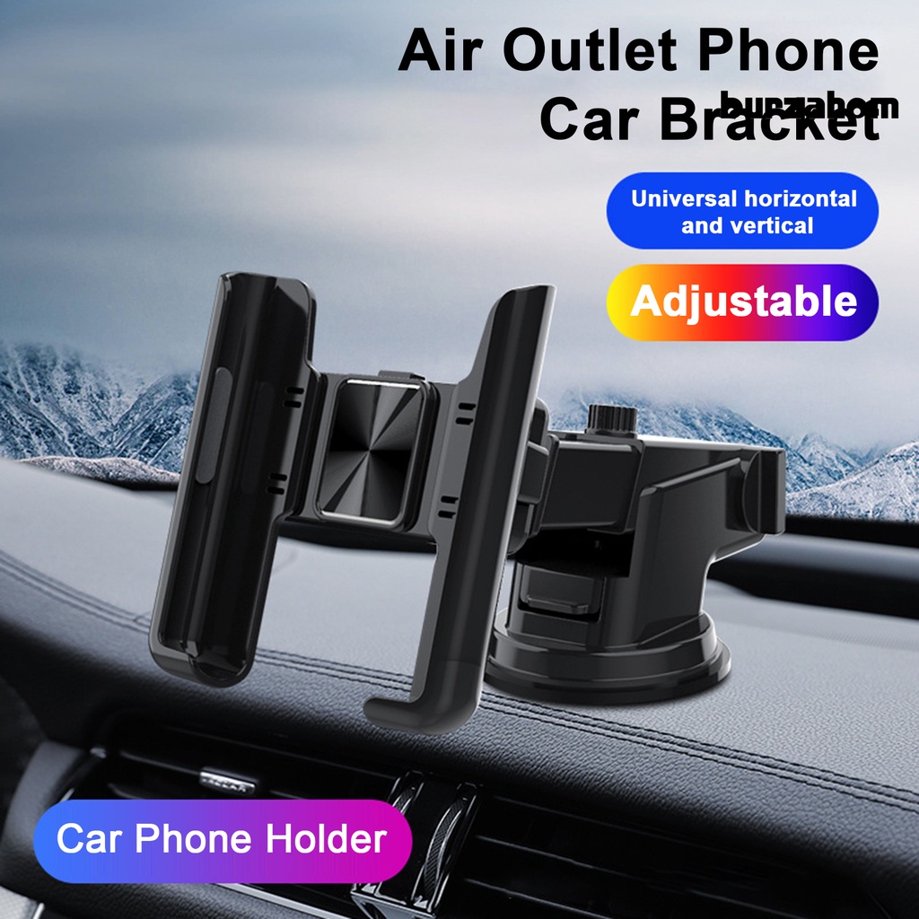 [BU] Giá Đỡ Điện Thoại Ổn Định Dễ Lắp Đặt Khóa Xoay Bằng ABS Cho Xe Hơi