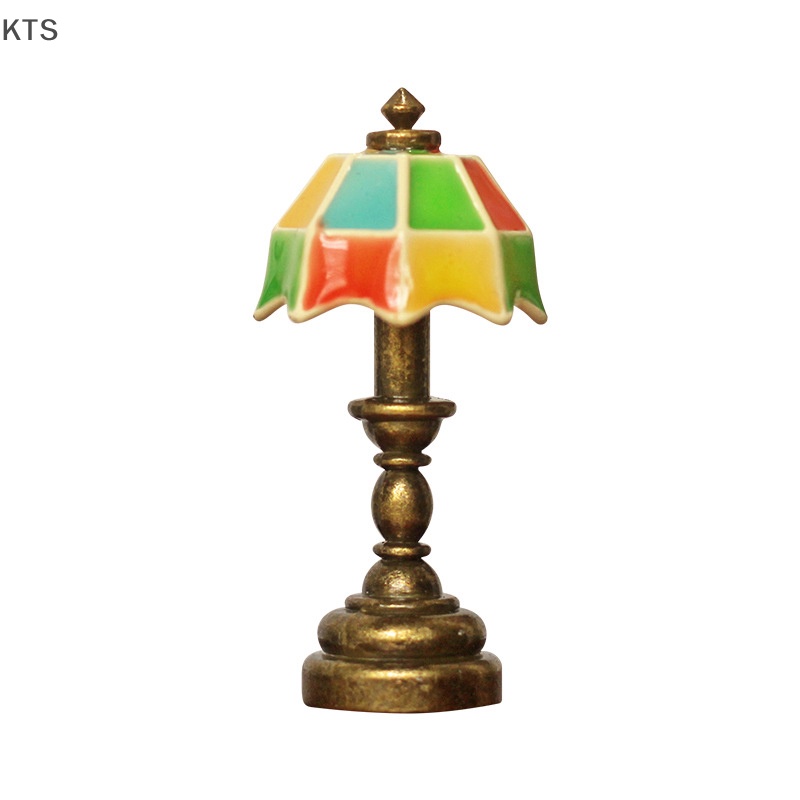 Đèn Bàn Mini 1 / 12 Trang Trí Nhà Búp Bê Phong Cách Retro