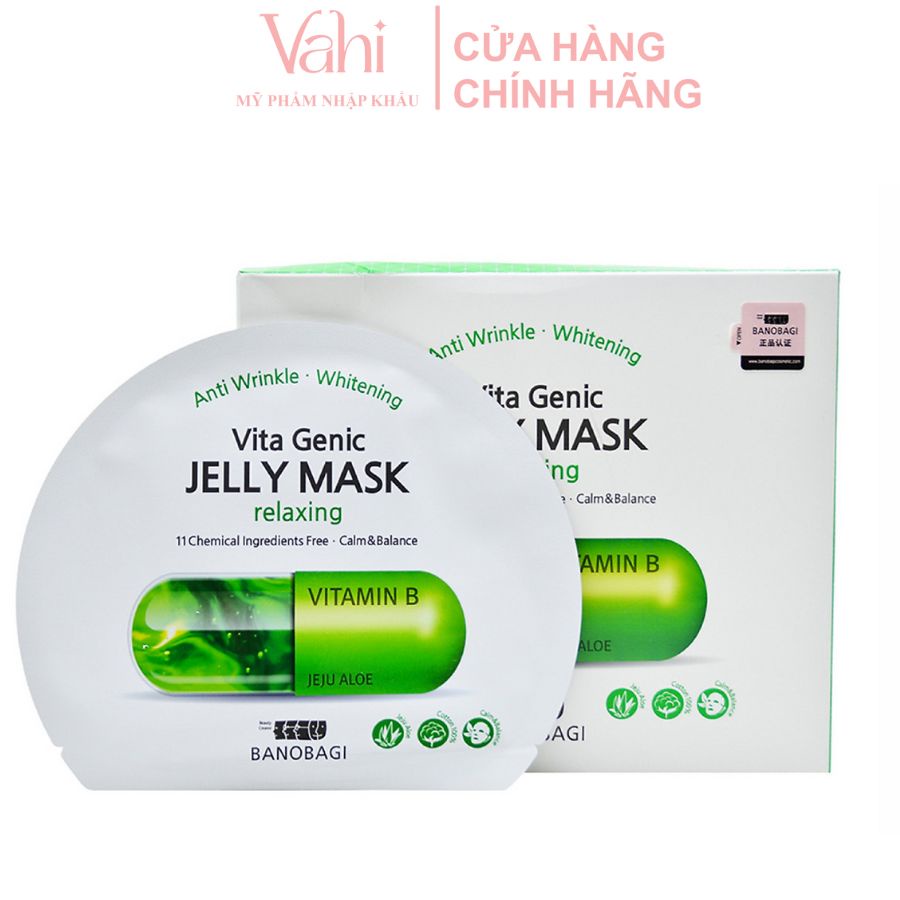 Mặt nạ dưỡng da Banobagi Vita Genic Jelly Mask Hộp 10 Miếng