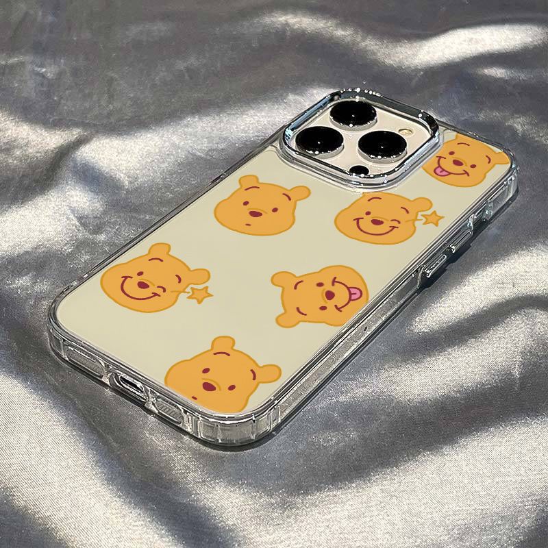 ✅Ốp Điện Thoại Dẻo Họa Tiết Hoạt Hình Gấu Pooh Dễ Thương Chống Sốc Cho iPhone12 137 / max11 Over 814proplus 95AJ