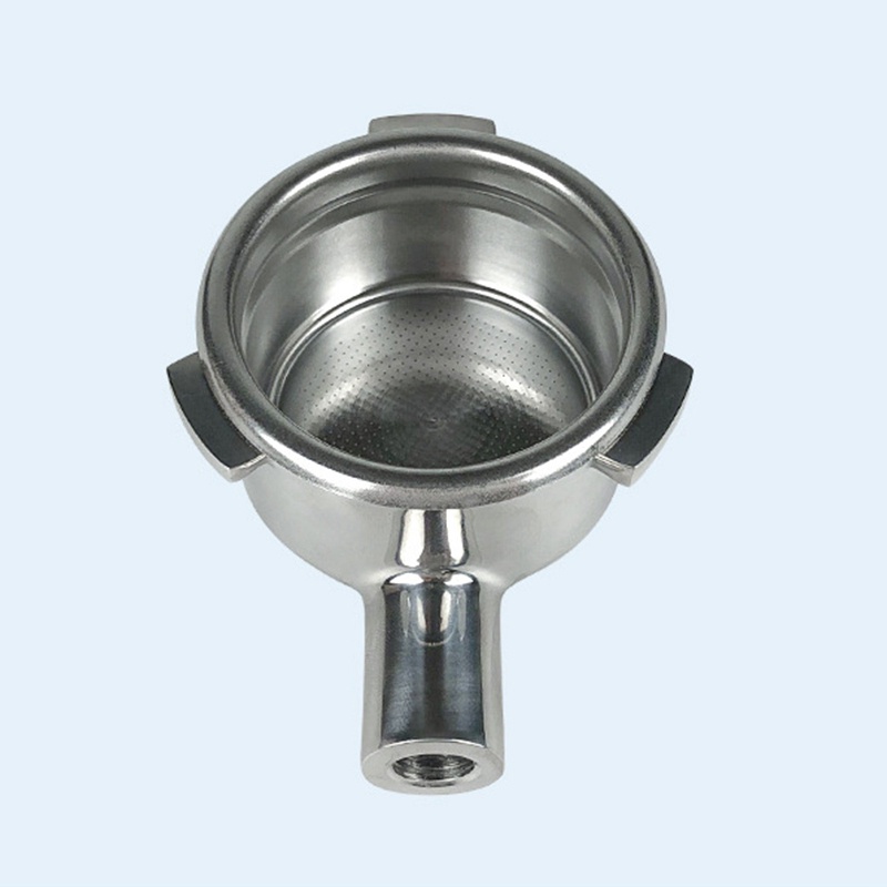 Giá Đỡ Bộ Lọc Cà Phê Bằng Thép Không Gỉ 54MM Tay Cầm Gỗ Chuyên Nghiệp