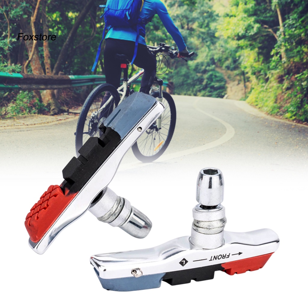 1 Cặp Má Phanh Xe Đạp Chống Biến Dạng Dạng Khối Chất Lượng Cao