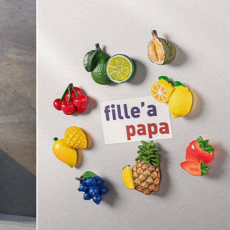 Nam Châm Hút Tủ Lạnh Hình Trái Cây 3D Sáng Tạo