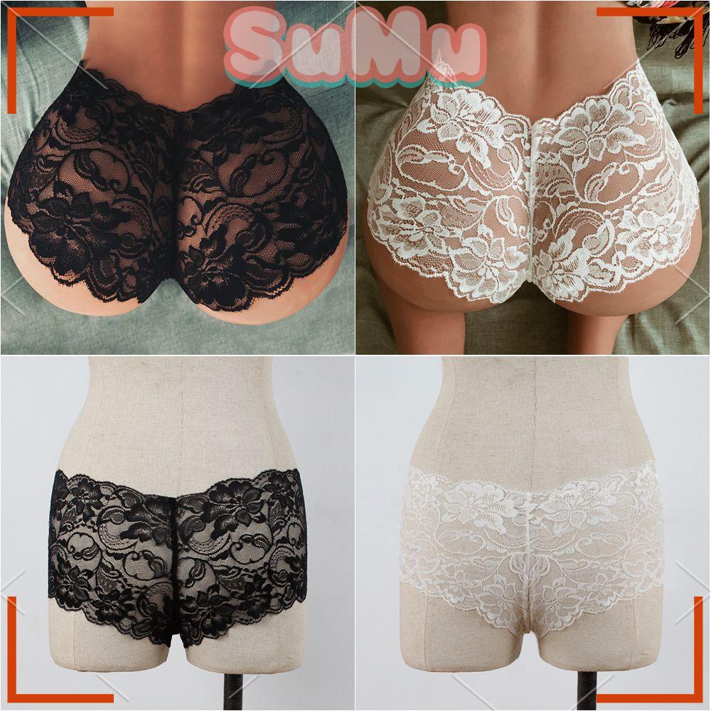 Quần Lót Ren Hoa Lưng Cao Gợi Cảm Thời Trang Cho Nữ