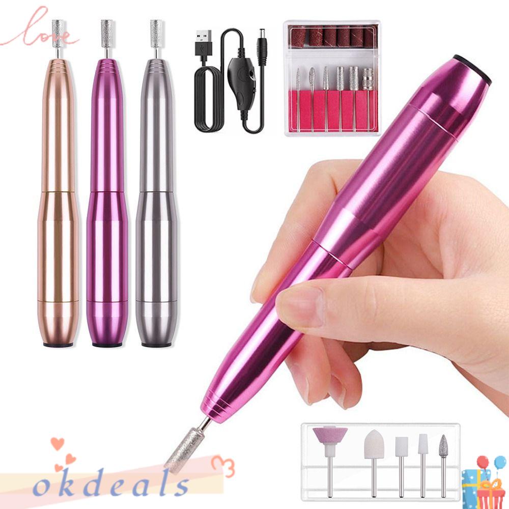 Máy Khoan Móng Tay Chạy Điện Thiết Kế Di Động Tiện Dụng