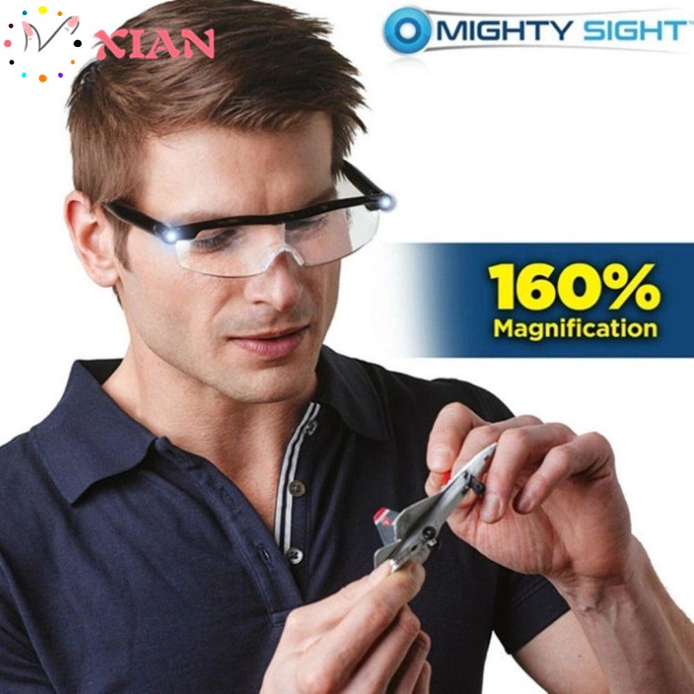 Kính Lúp Có Đèn LED Hỗ Trợ Giảm Đau Mắt Có Thể Sạc Lại