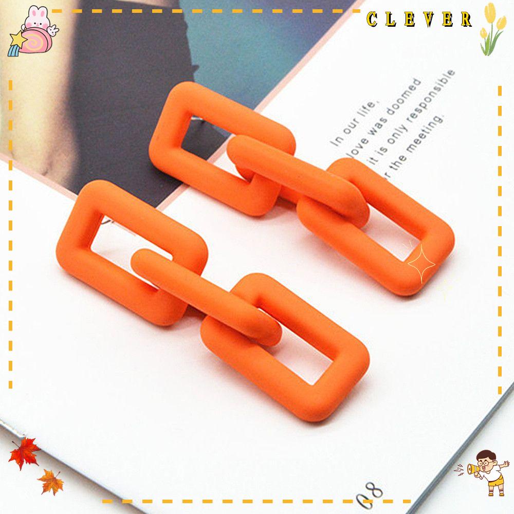 Khuyên Tai Lủng Lẳng Bằng Acrylic Màu Sắc Kẹo Ngọt