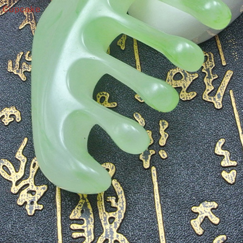 1 Lược Mát Xa Bằng Nhựa Resin Răng Thưa Mát Xa Da Đầu