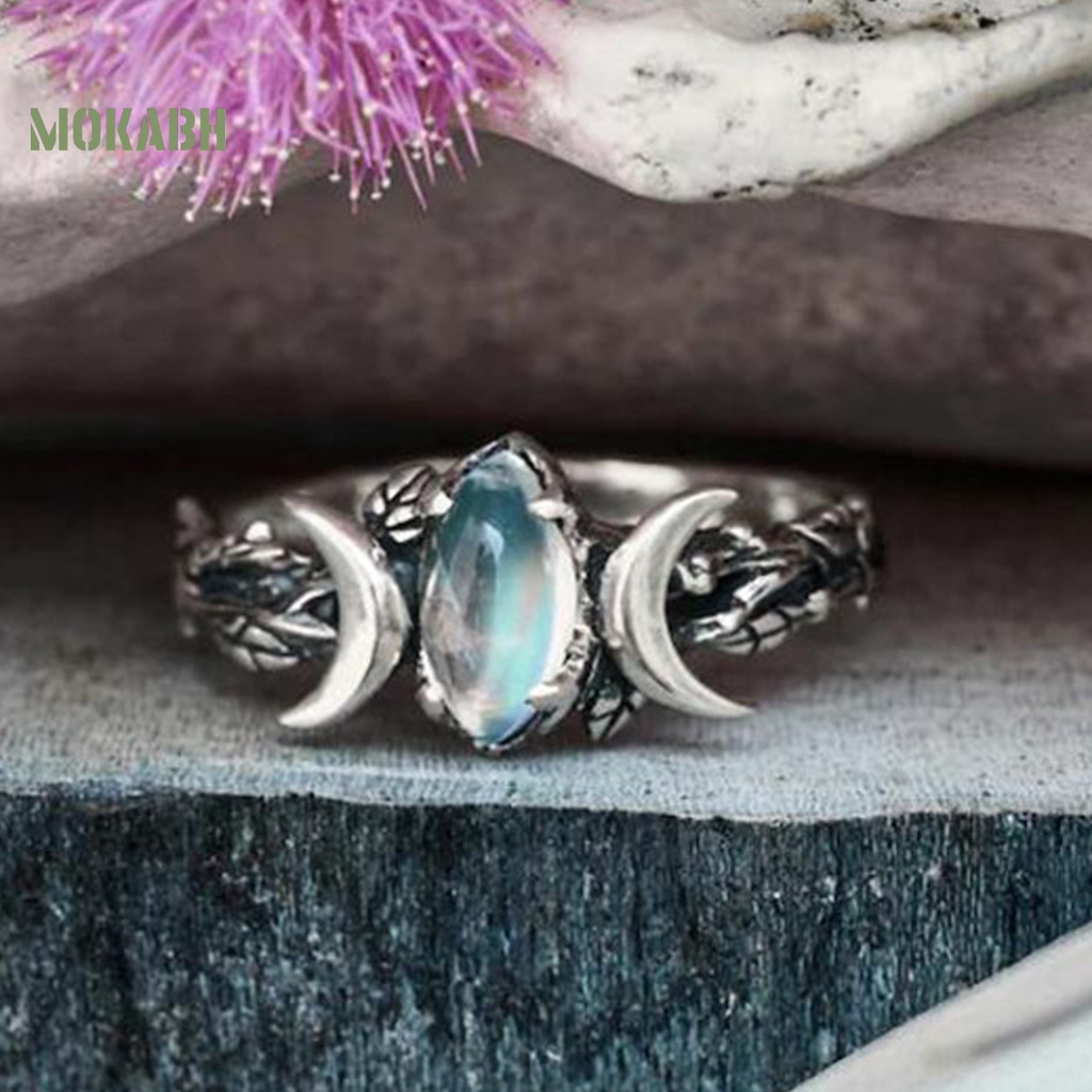 Nhẫn Màu Bạc Phong Cách Retro Tinh Tế Thời Trang Cho Nữ