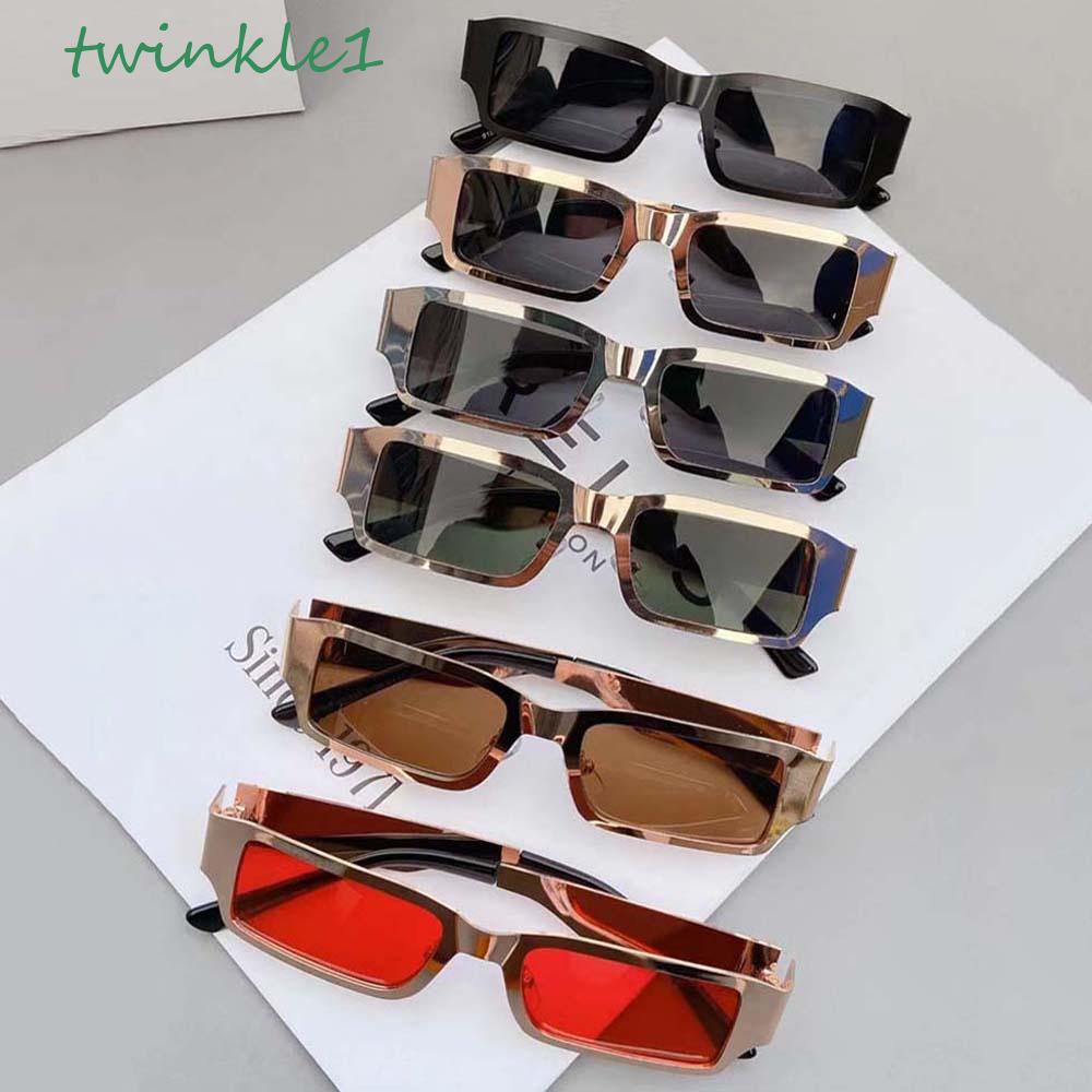 Kính Mát Gọng Thép Chống Nắng Phong Cách Steampunk Cổ Điển Cho Nữ