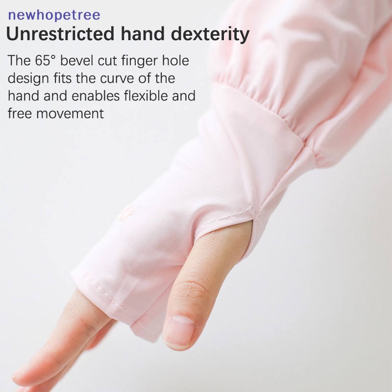 1 Cặp Găng Tay Dài Bằng Lụa Lạnh Thời Trang Unisex