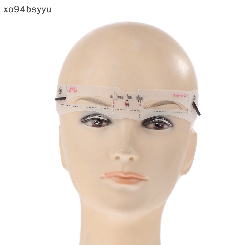 Set 12 Khuôn Kẻ Lông Mày Xo94Bsyu Bằng Silicon Tiện Dụng